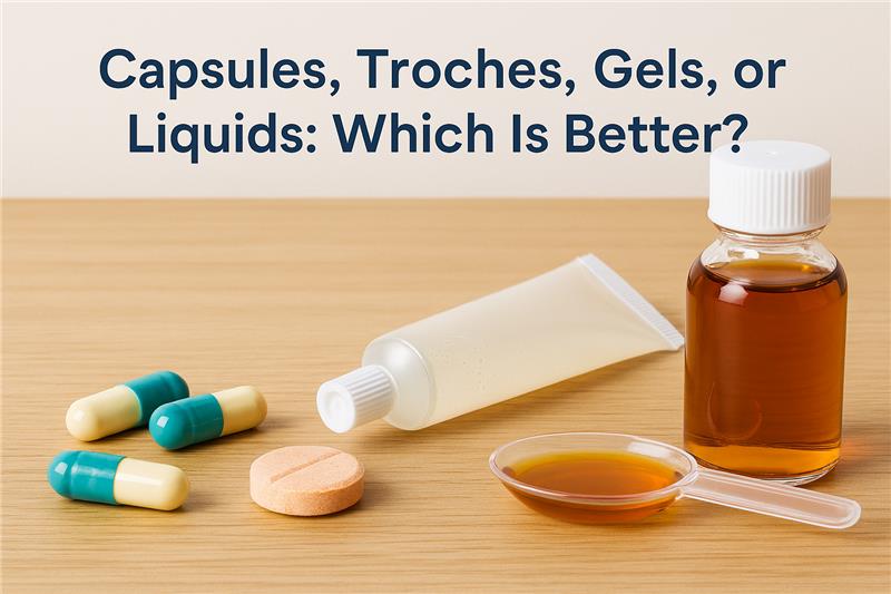 Capsules, Troches, Gels, or Liquids - Which Is Better