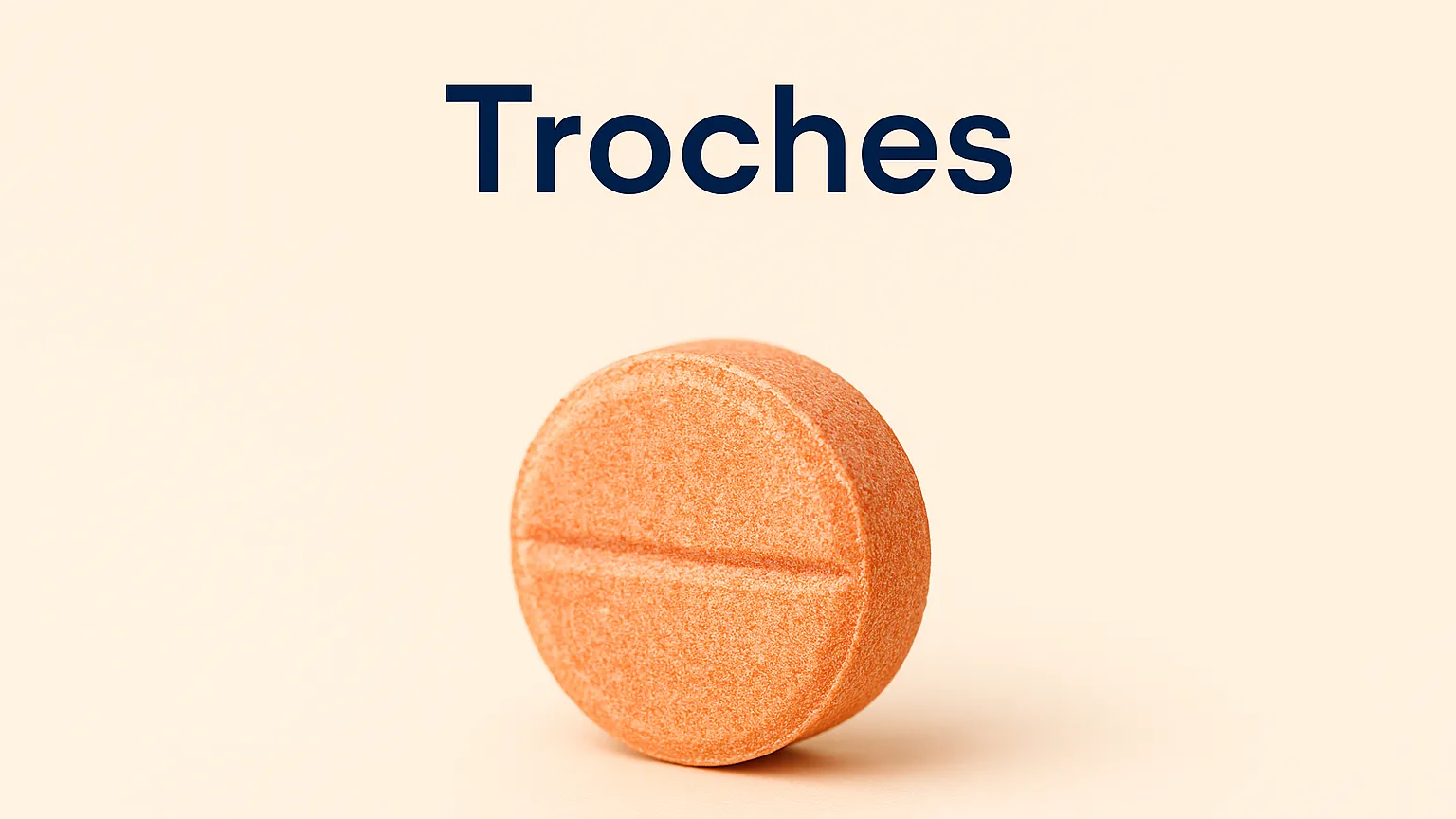 Troches (Dissolvable Squares): Faster Through the Mouth 
